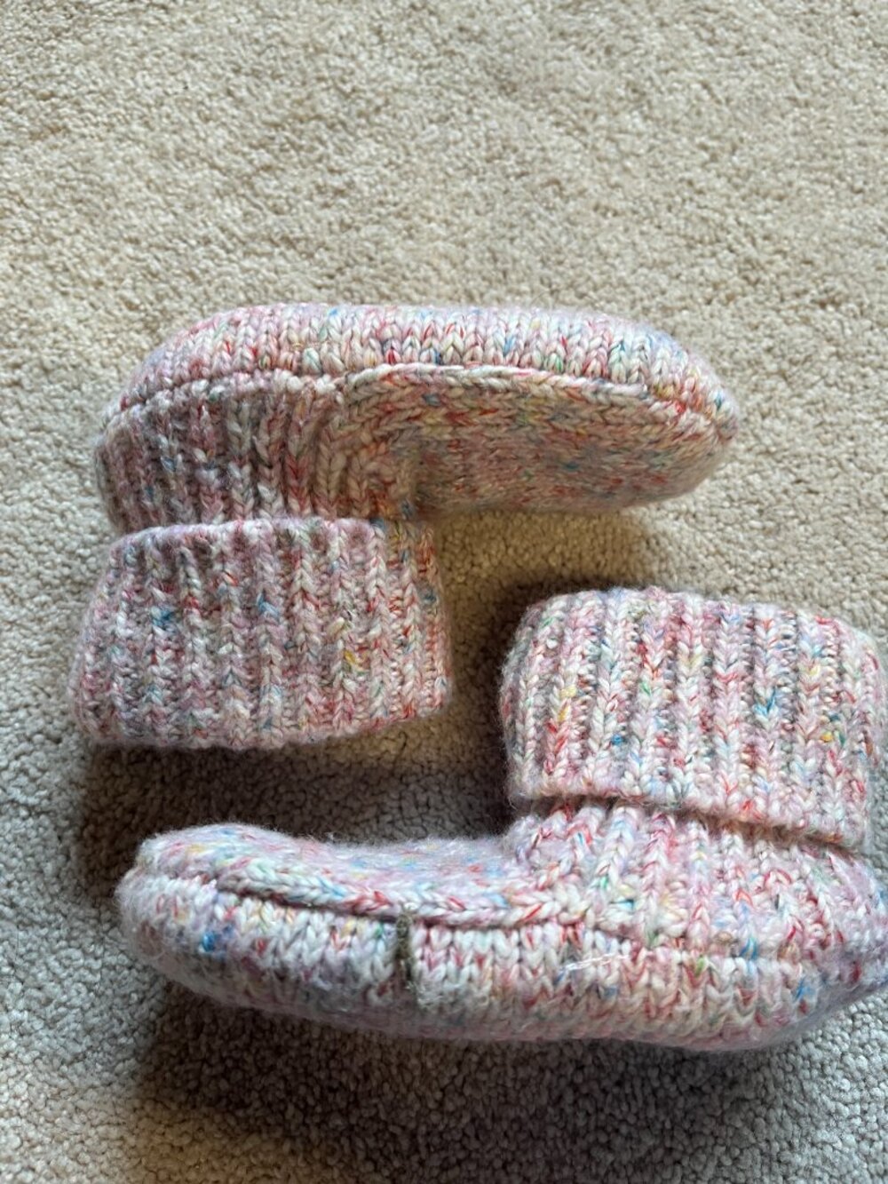 Bombas Pink Kids Slipper Booties Size 5